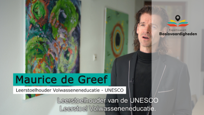 Videostill Expertisecentrum basisvaardigheden - Maurice de Greef over basisvaardigheden