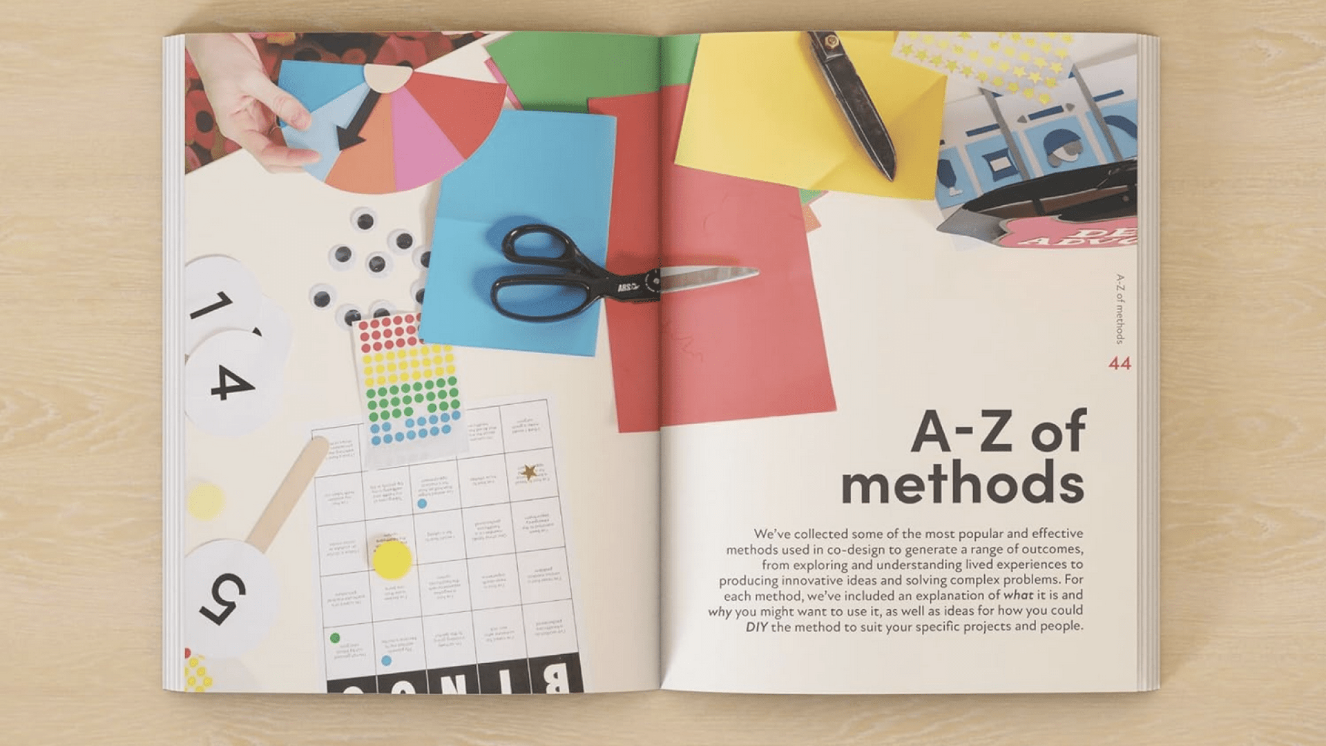 Opengeslagen tijdschrift