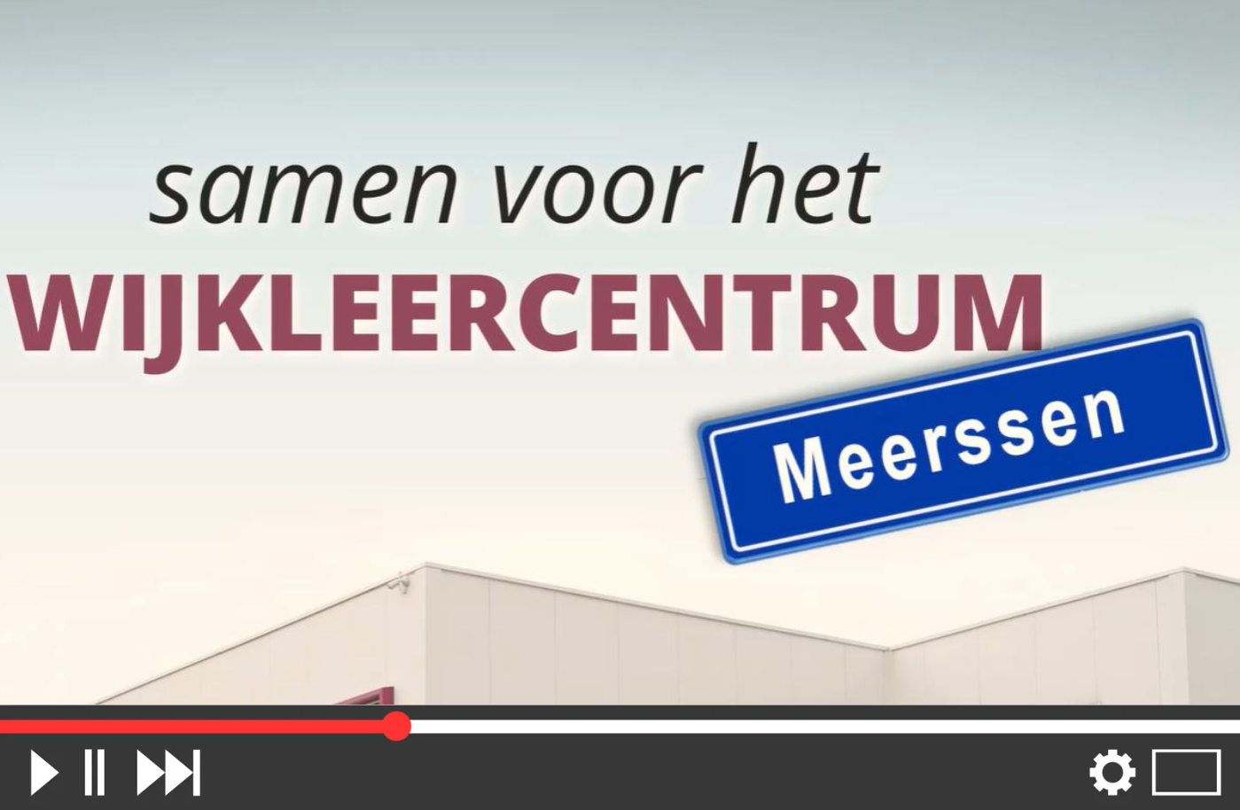 Videostill video Wijkcentrum Meerssen